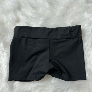 SHEIN scrunch bum XS black short shorts